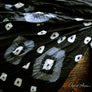 Black & White Handwoven Cambodian Silk Scarf - OutOfAsia